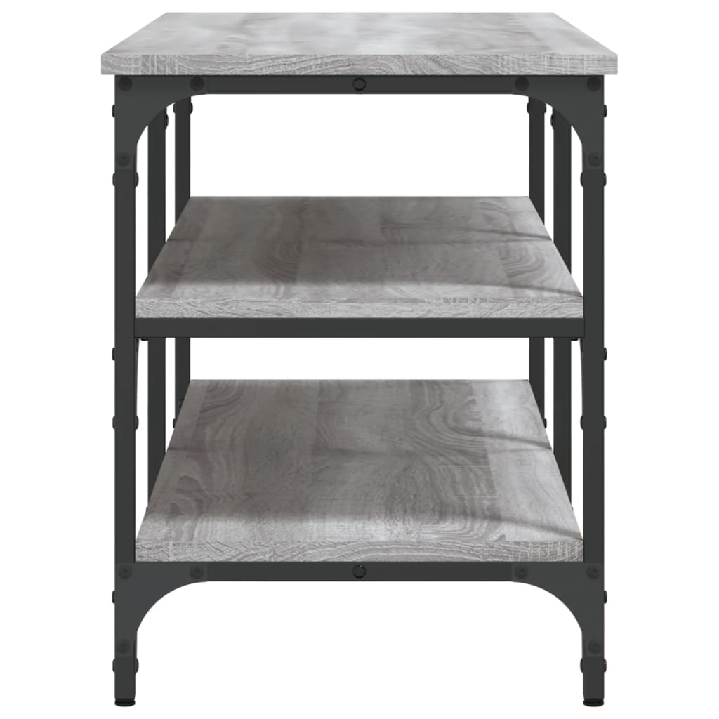 Skobenk grå sonoma 100x38,5x49 cm konstruert tre