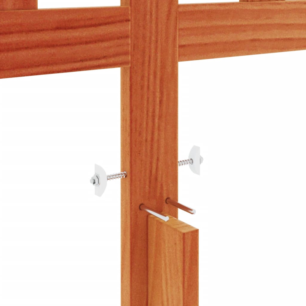 Hodegavl voksbrun 135 cm heltre furu