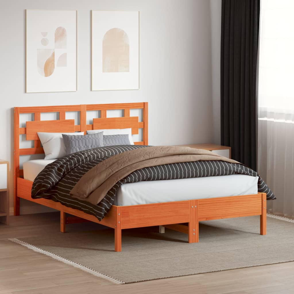 Hodegavl voksbrun 135 cm heltre furu