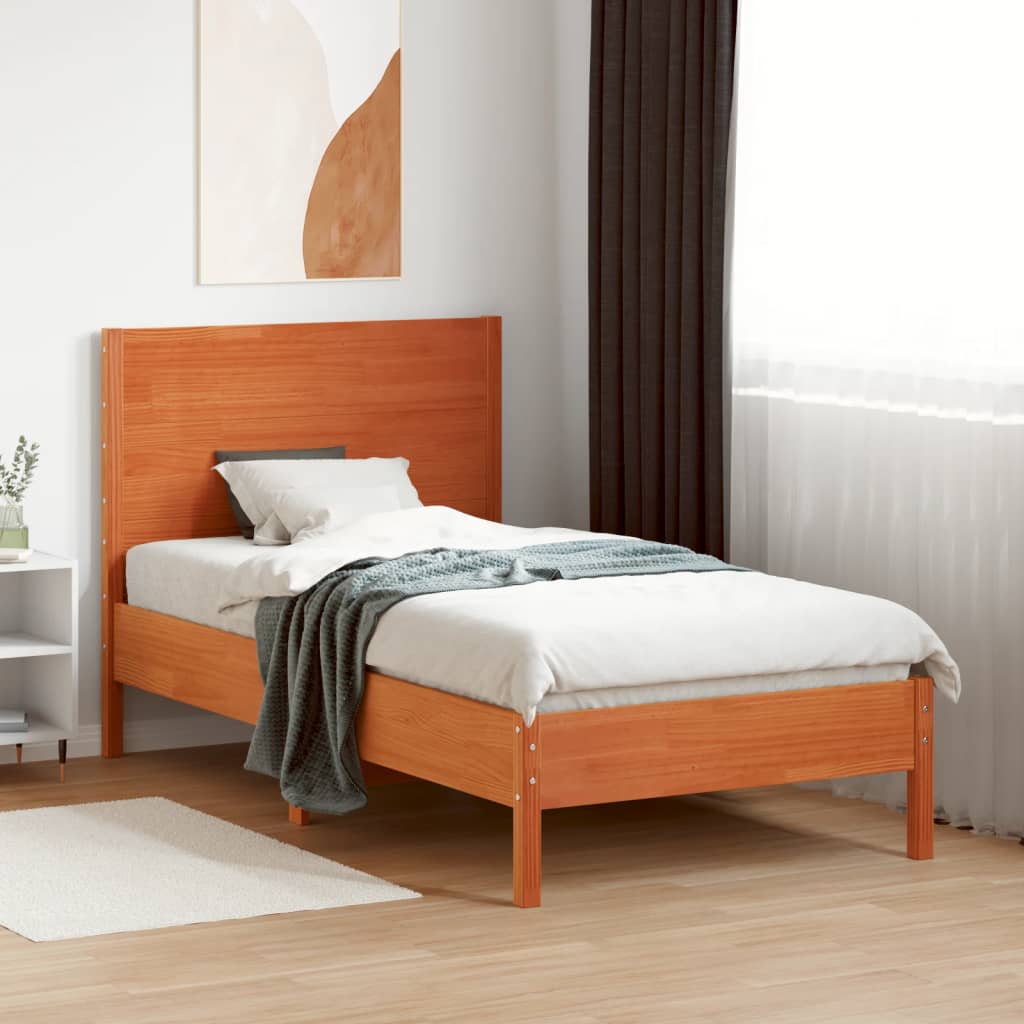 Hodegavl voksbrun 100 cm heltre furu