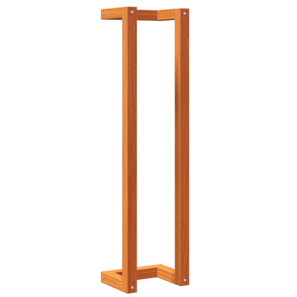 Håndklestativ voksbrun 23x18x90 cm heltre furu