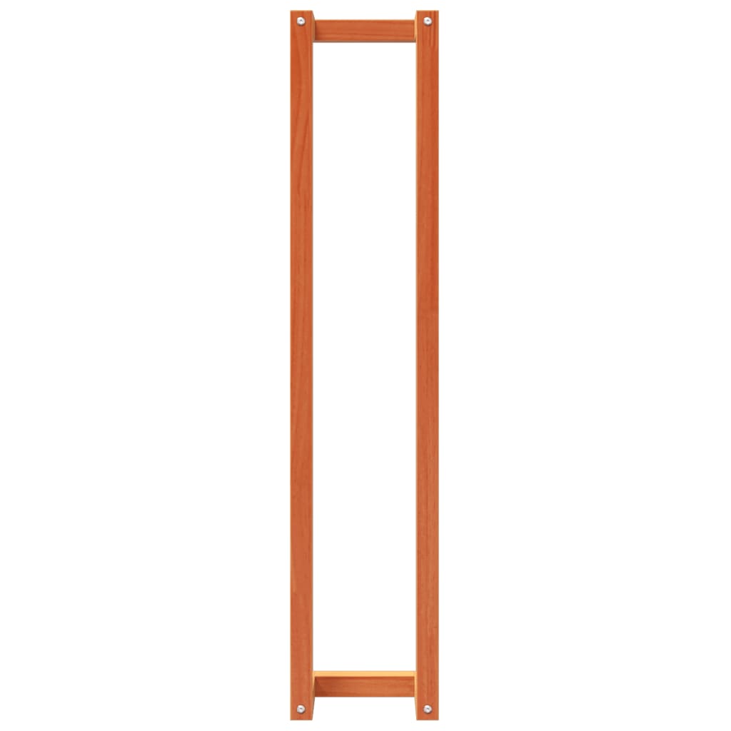 Håndklestativ voksbrun 23x18x110 cm heltre furu