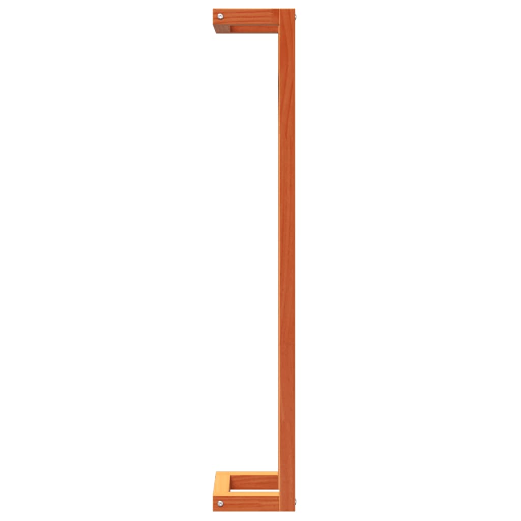 Håndklestativ voksbrun 23x18x110 cm heltre furu
