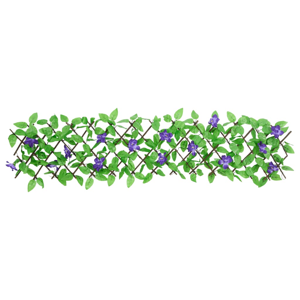 Utvidbart espalier med kunstig eføy 5 stk grønn 180x20 cm