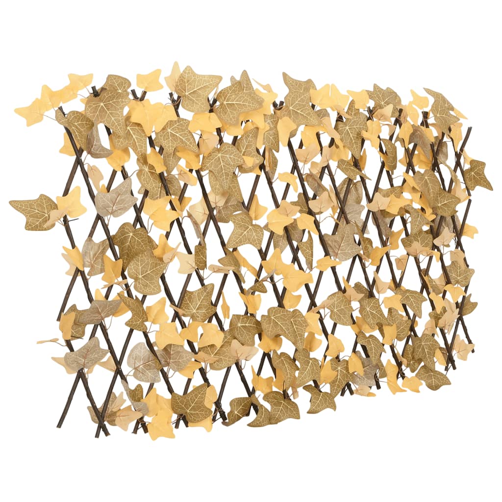 Utvidbart espalier kunstige lønneblader grønn 5 stk 190x60 cm