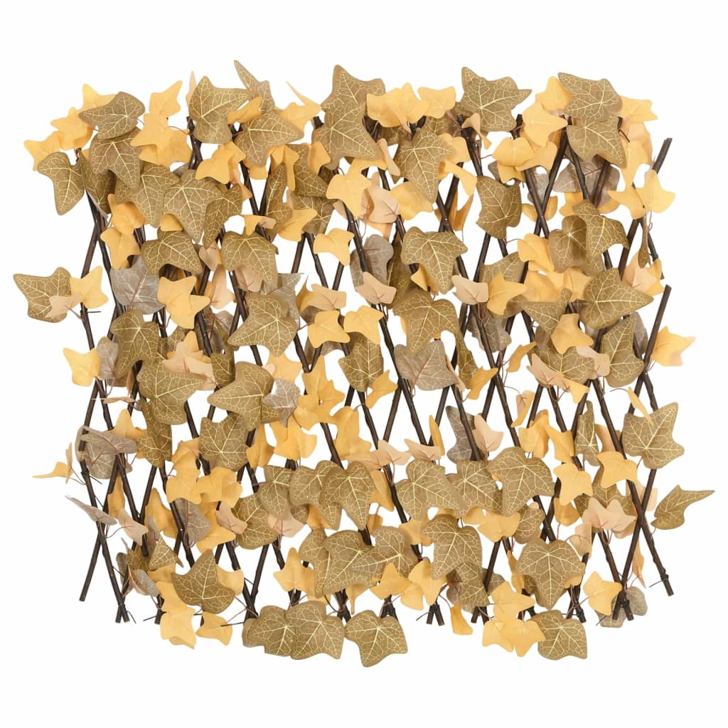 Utvidbart espalier kunstige lønneblader grønn 5 stk 190x60 cm