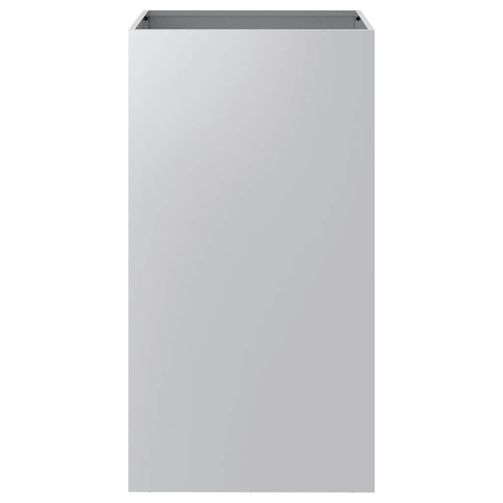 Plantekasse sølv 42x38x75 cm rustfritt stål