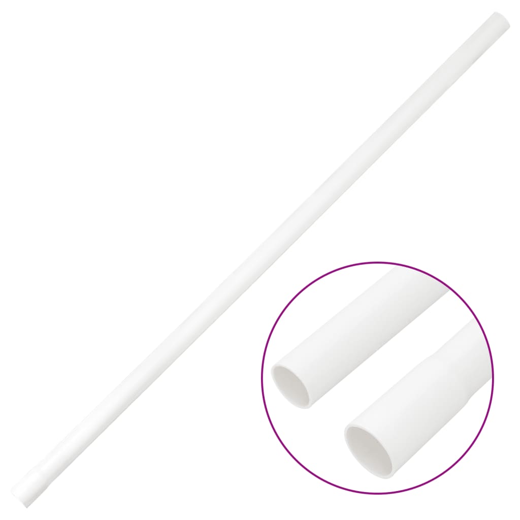 Kabelkanaler med klips Ø20 mm 10 m PVC