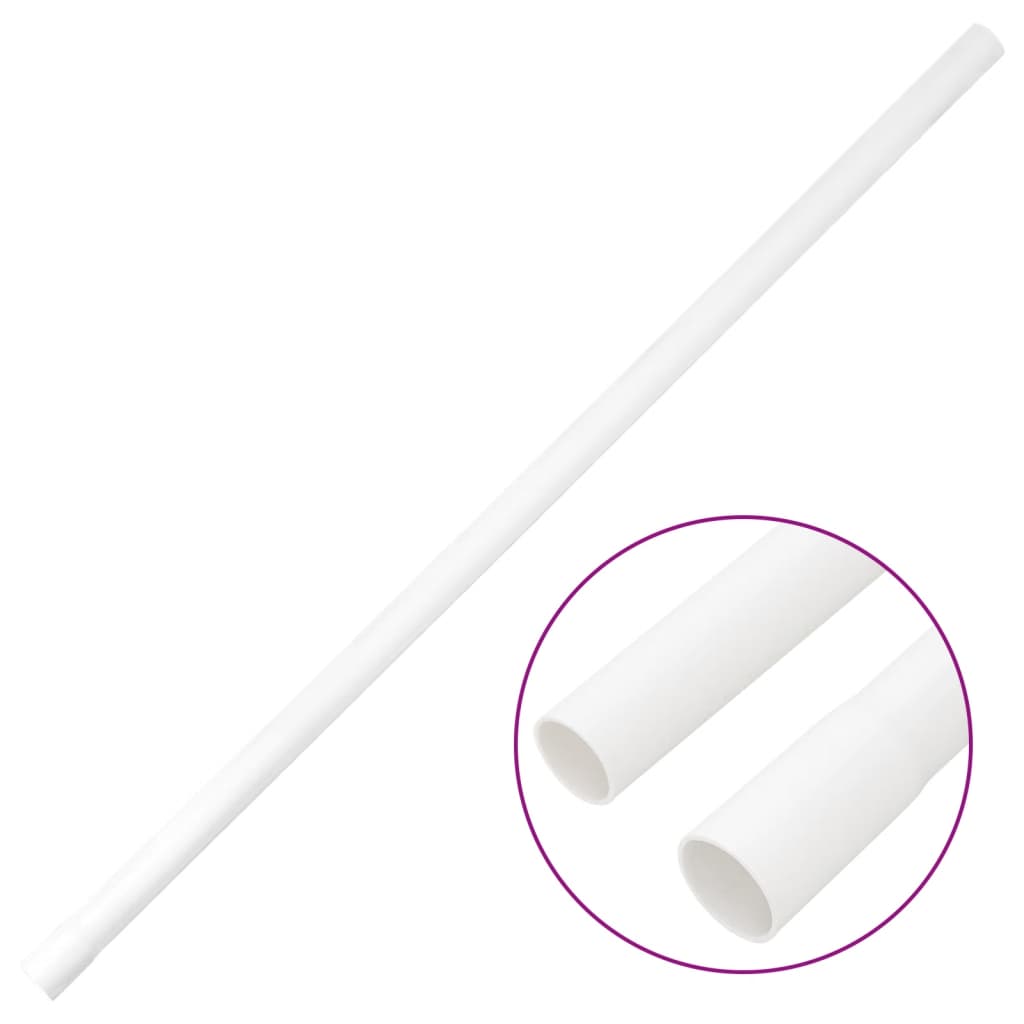 Kabelkanaler med klips Ø25 mm 10 m PVC
