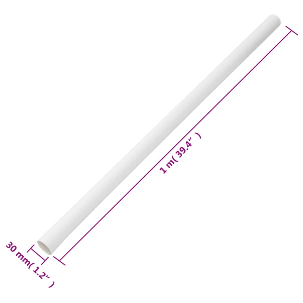 Kabelkanaler med klips Ø30 mm 30 m PVC