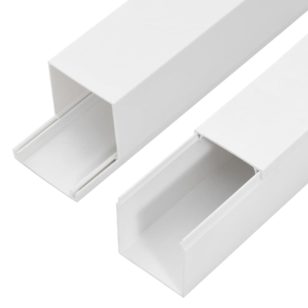Kabelkanaler 50x25 mm 30 m PVC vidaXL