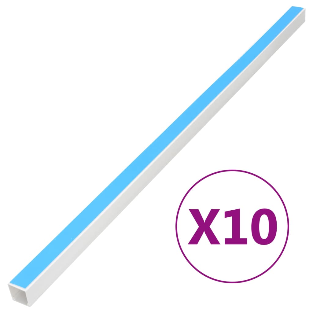 Kabelkanaler selvklebende 25x16 mm 10 m PVC