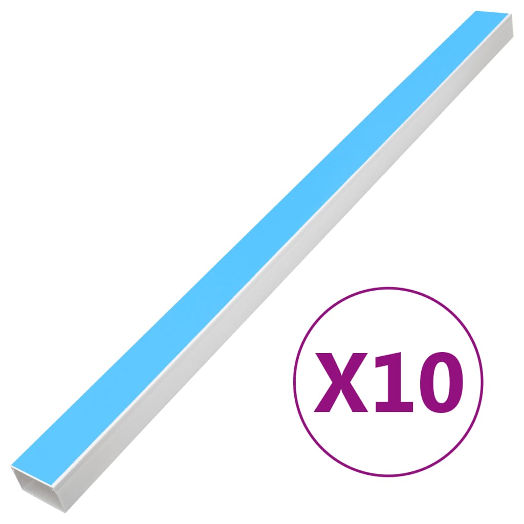 Kabelkanaler selvklebende 100x60 mm 10 m PVC