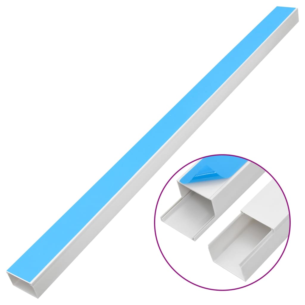Kabelkanaler selvklebende 100x60 mm 10 m PVC