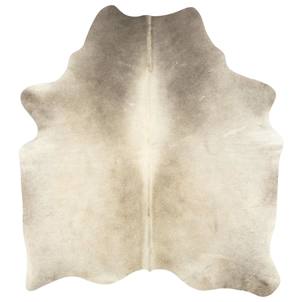 Teppe ekte kuskinn beige 180x220 cm
