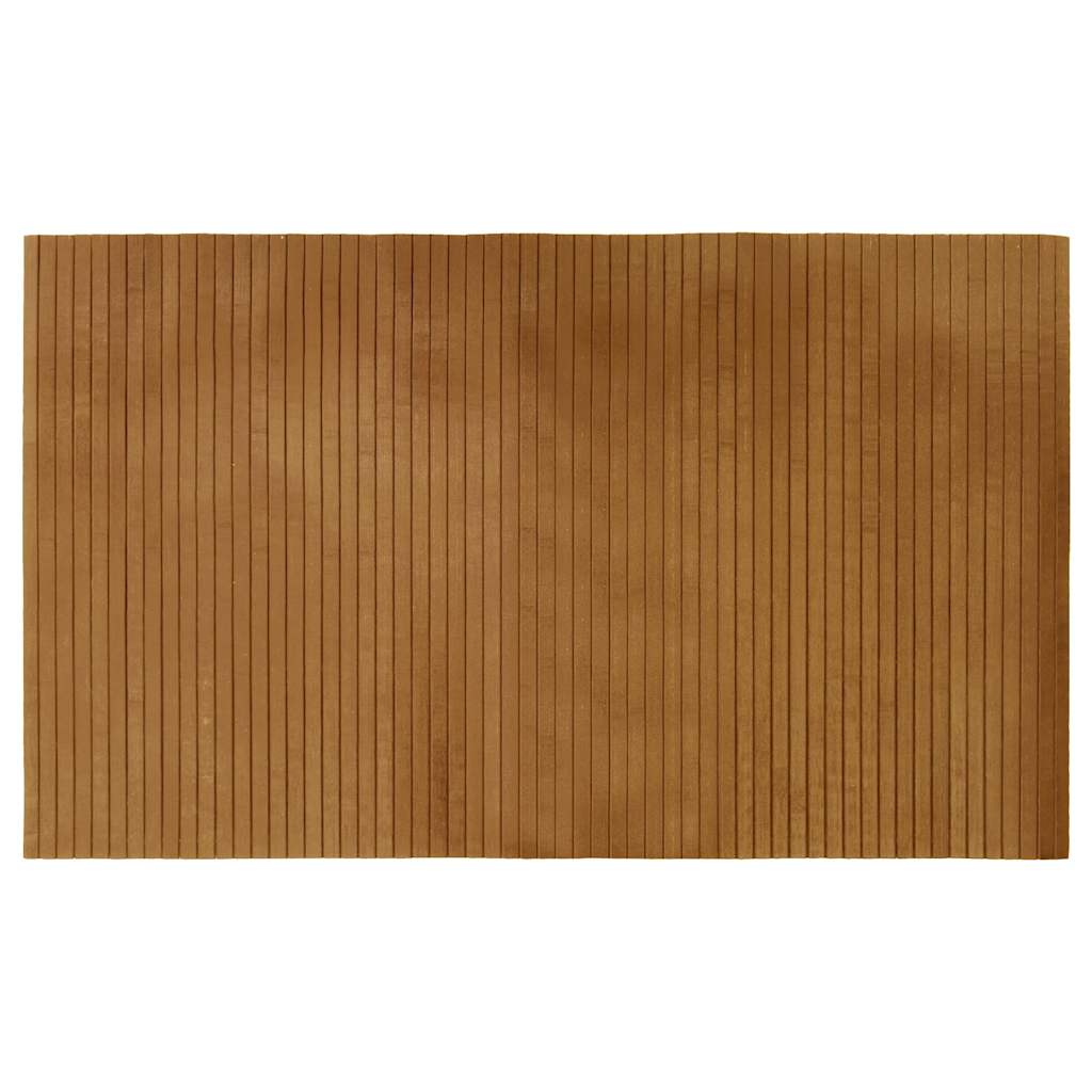 Teppe rektangulær brun 60x100 cm bambus vidaXL