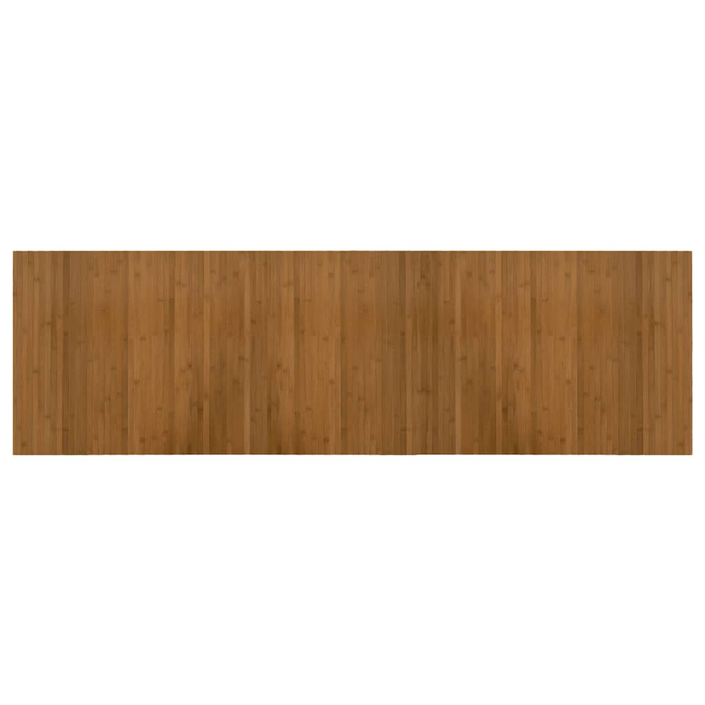 Teppe rektangulær brun 60x200 cm bambus vidaXL