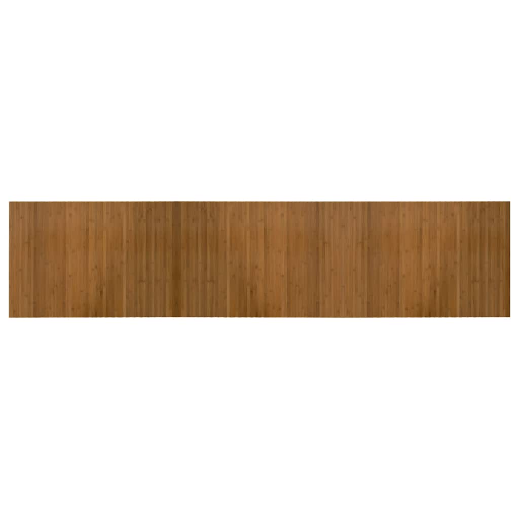 Teppe rektangulær brun 70x300 cm bambus vidaXL