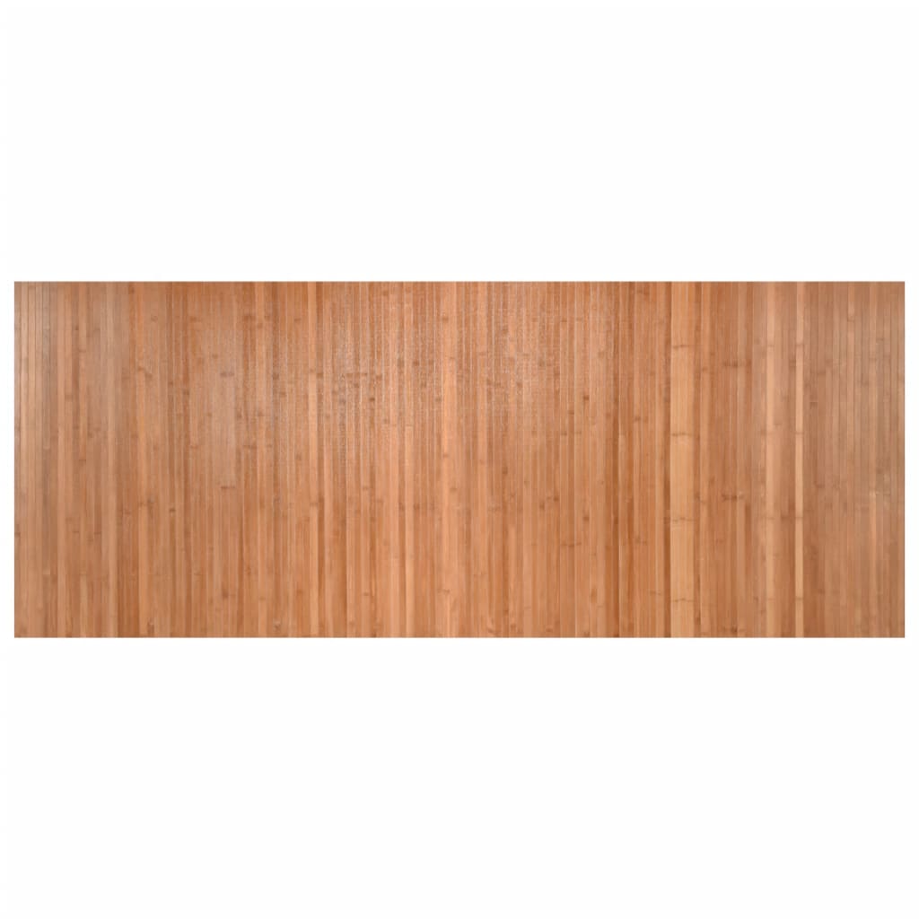 Teppe rektangulær naturell 80x200 cm bambus