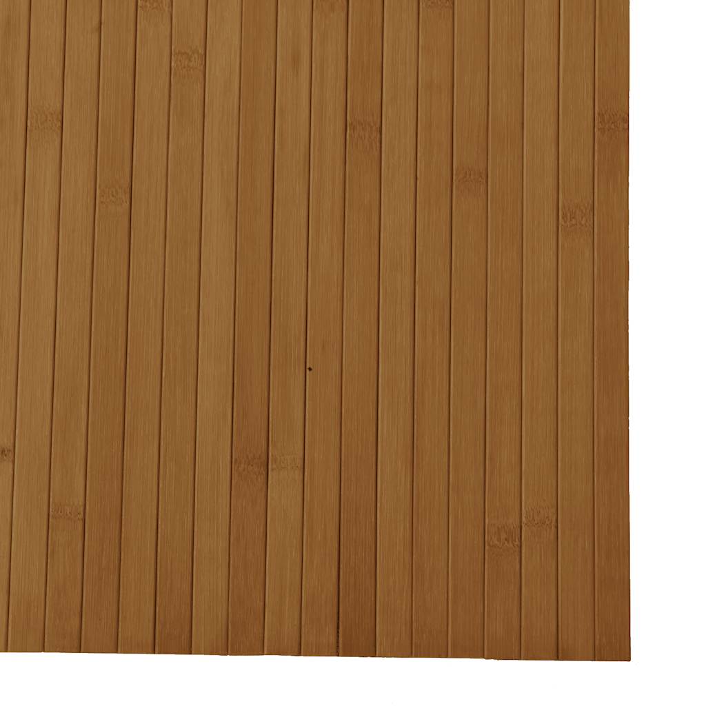Teppe rektangulær brun 80x200 cm bambus vidaXL
