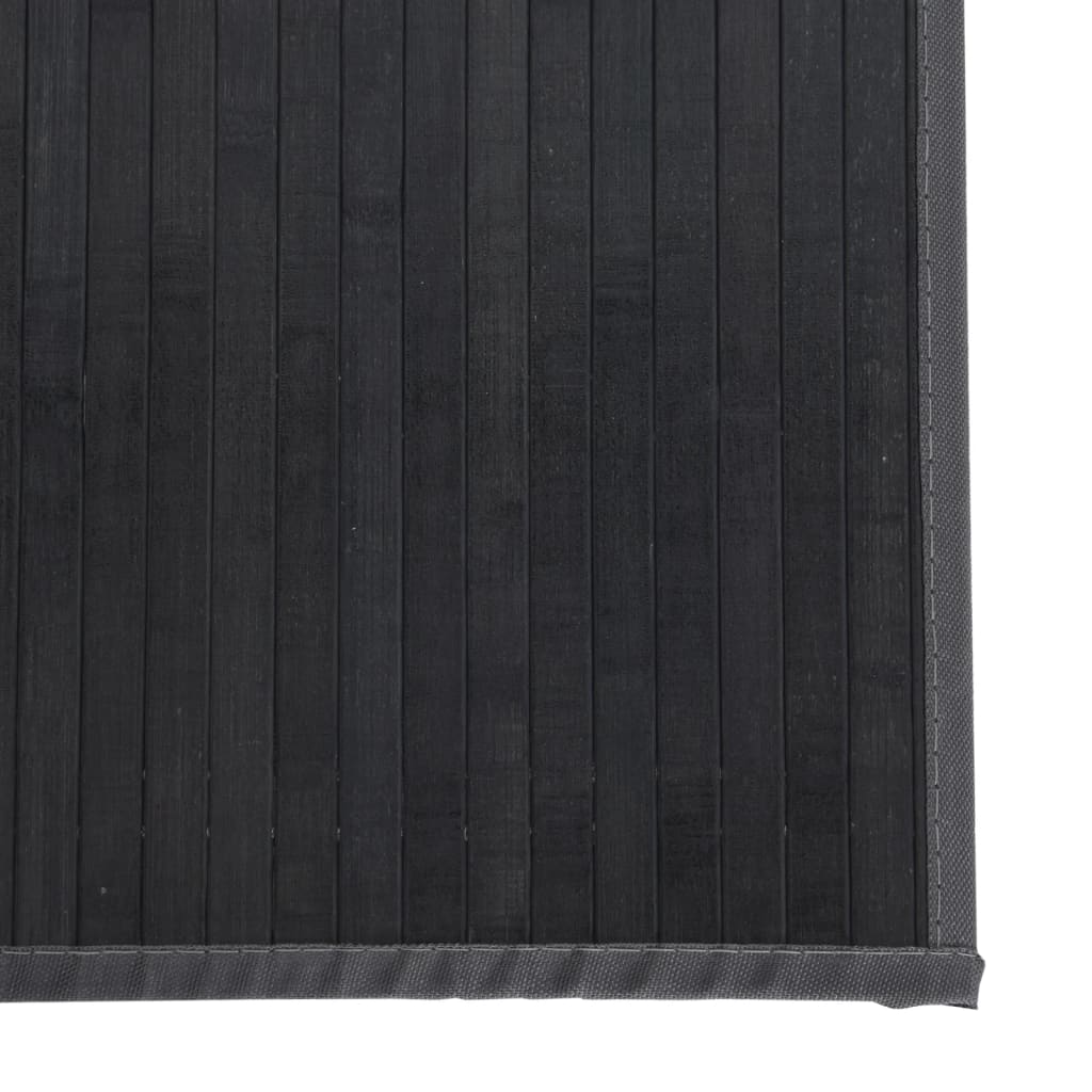 Teppe rektangulær grå 60x100 cm bambus vidaXL