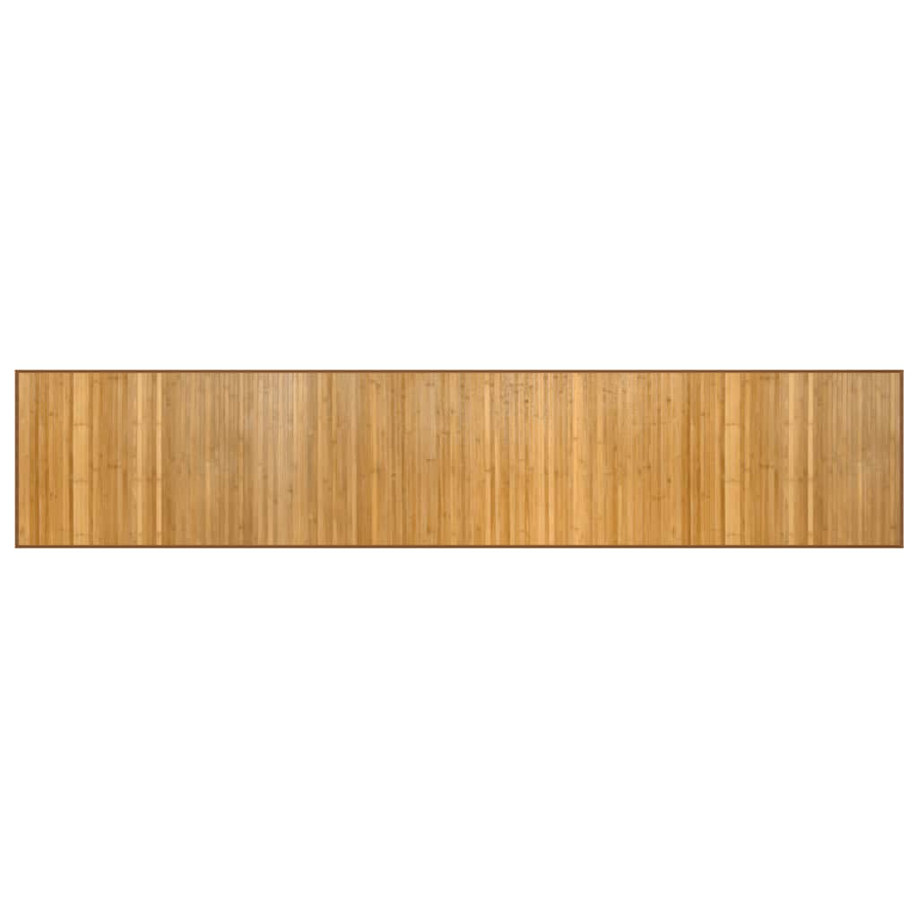Teppe rektangulær naturell 60x300 cm bambus vidaXL
