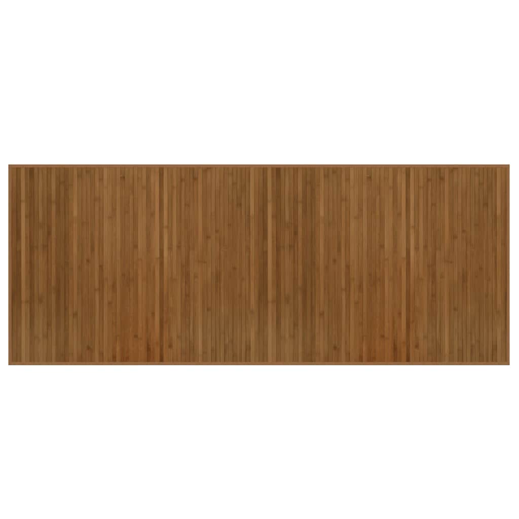 Teppe rektangulær brun 80x200 cm bambus vidaXL