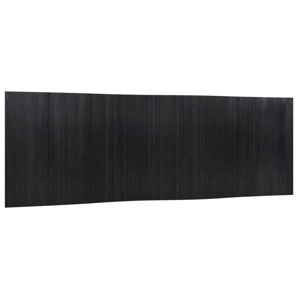 Romdeler svart bredde 600 cm høyde 165 cm bambus