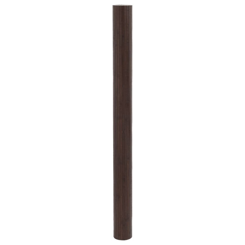 Romdeler mørkebrun bredde 800 cm høyde 165 cm bambus