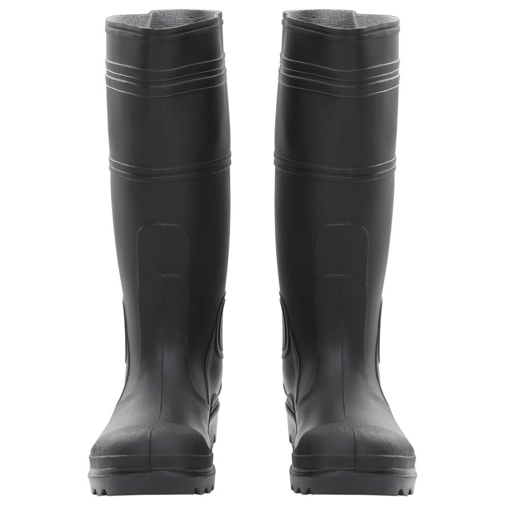 Regnstøvler svart str 40 PVC