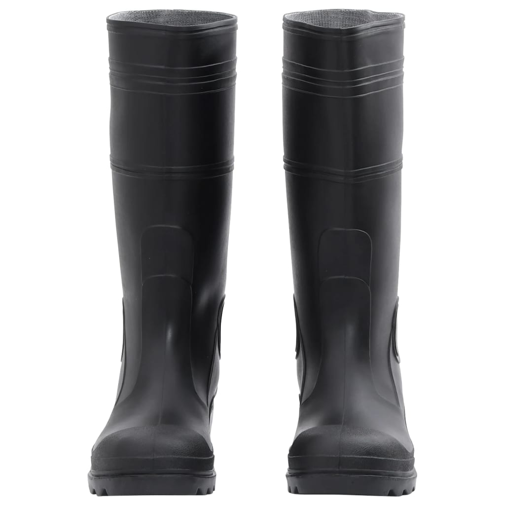 Regnstøvler svart str 42 PVC