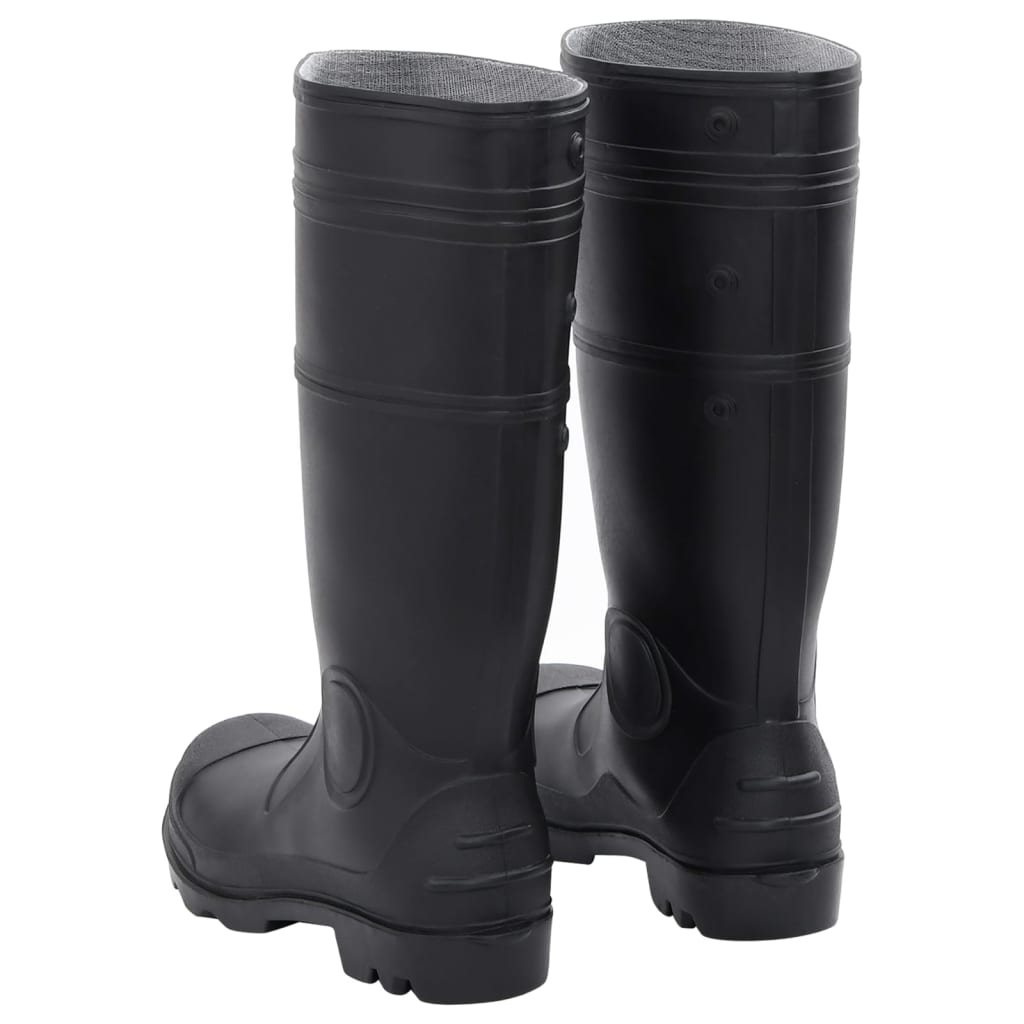 Regnstøvler svart str 42 PVC