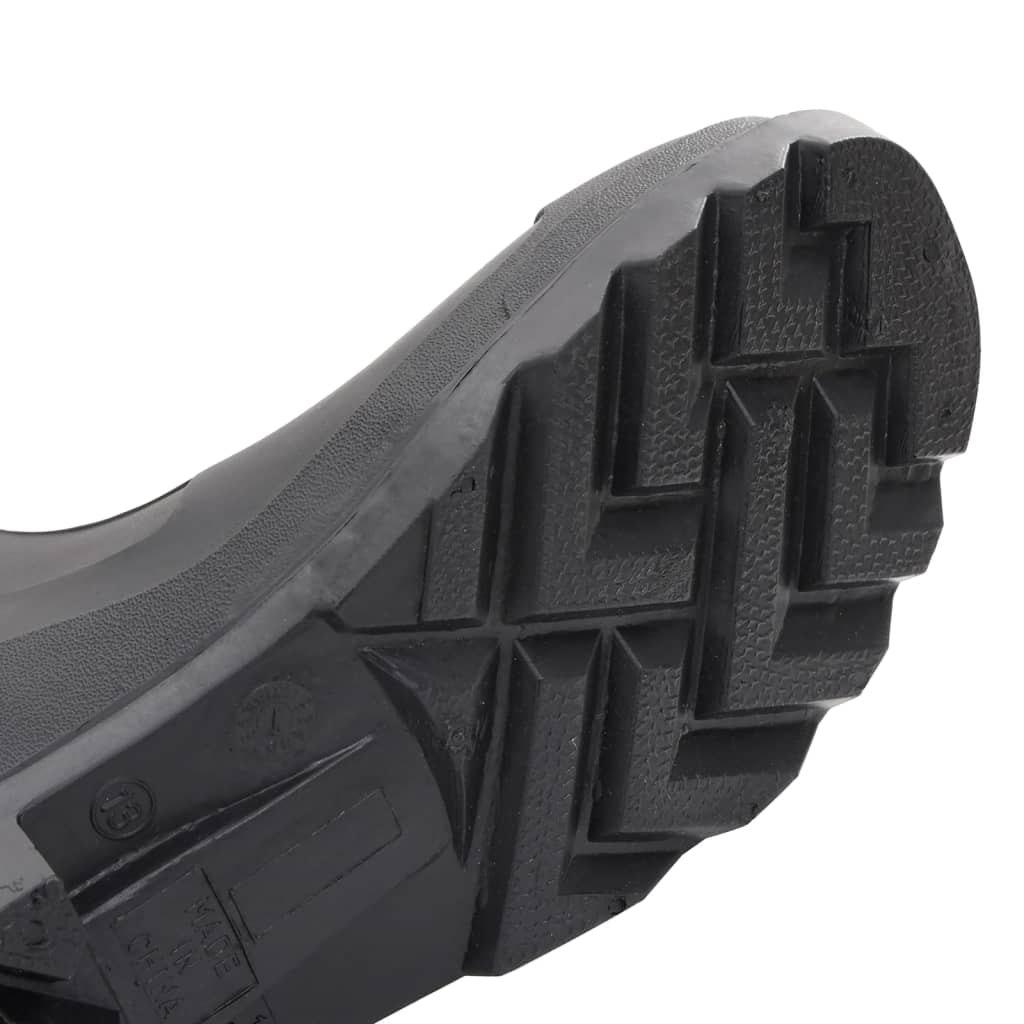Regnstøvler med avtakbare sokker svart str 46 PVC