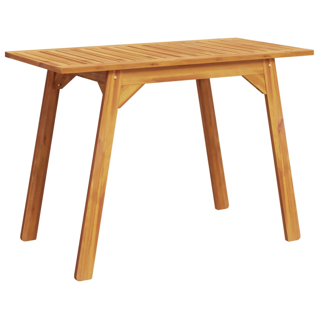 Utendørs spisebord 110x56x75 cm heltre akasie