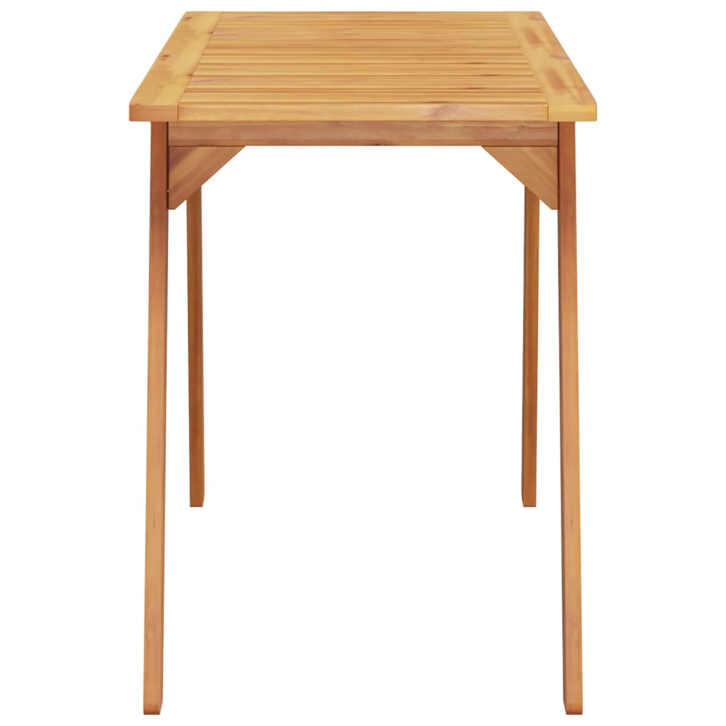 Utendørs spisebord 110x56x75 cm heltre akasie