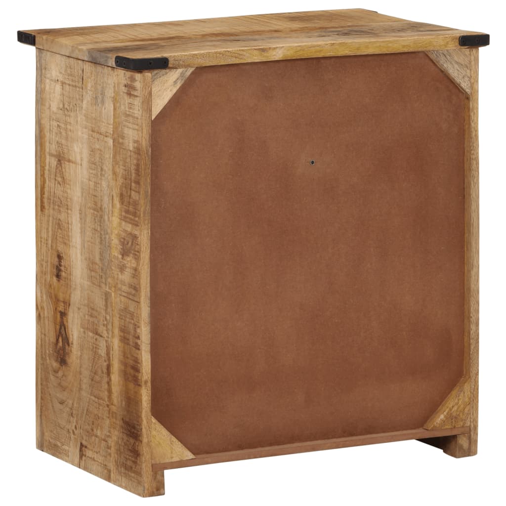 Skjenk med 2 skuffer 55x35x60 cm heltre mango