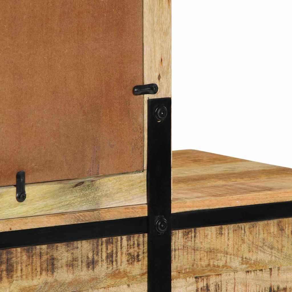 Sminkebord med skuff Brun 100 x 40 x 120 cm Massivt mangotre