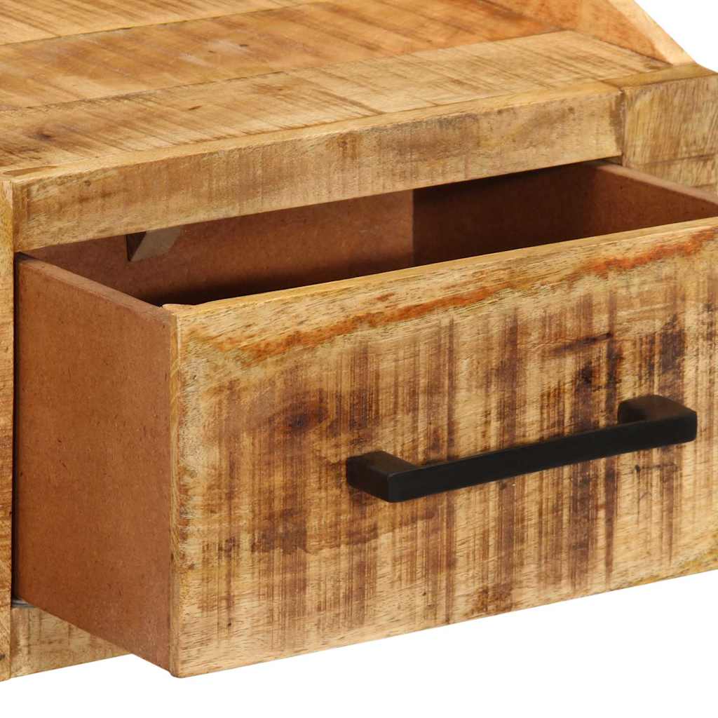 Nattbordskap med skuff Brun 40 x 30 x 30 cm Massiv mango tre