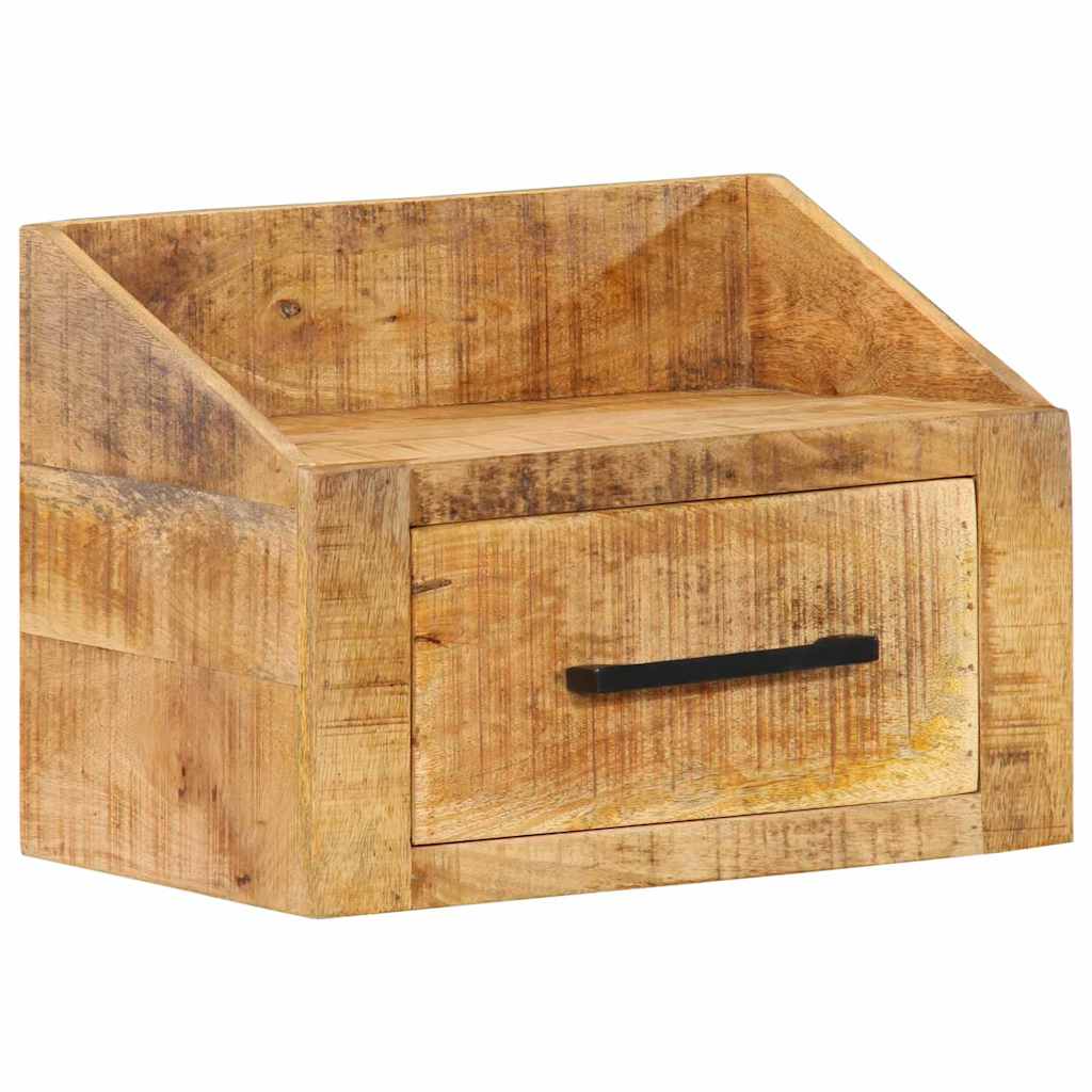 Nattbordskap med skuff Brun 40 x 30 x 30 cm Massiv mango tre