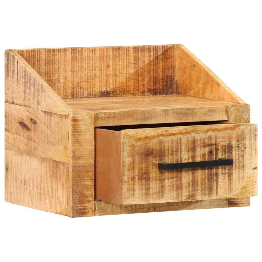 Nattbordskap med skuff Brun 40 x 30 x 30 cm Massiv mango tre
