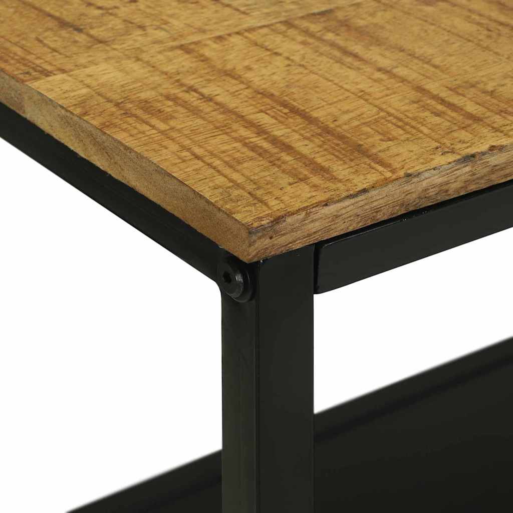 Bokhylle 70 x 35 x 110 cm Massivt mangotre