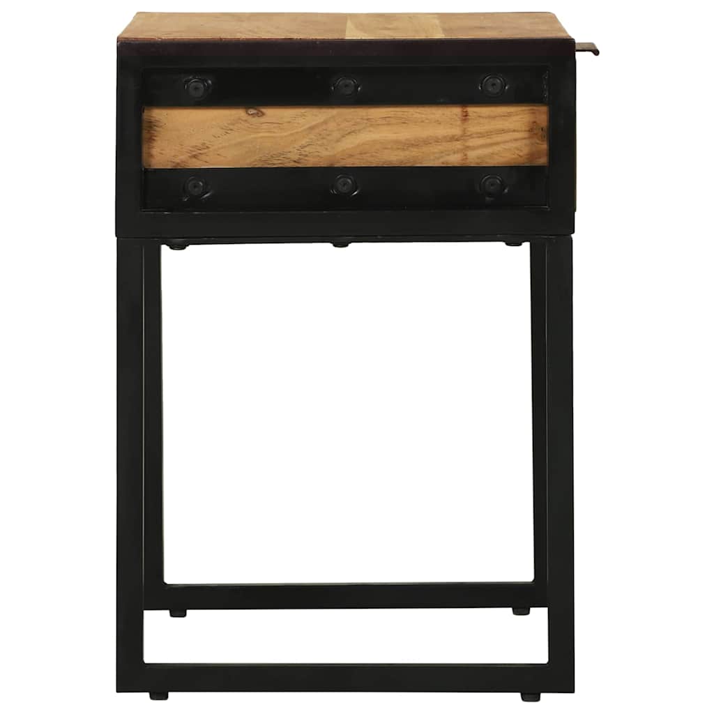 Nattbord Brun 40 x 35 x 50 cm Massivt akasietre og metall