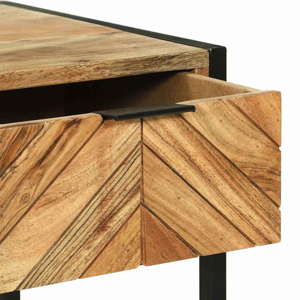 Sminkebord med skuff Brun 100 x 40 x 120 cm Solid akasietre