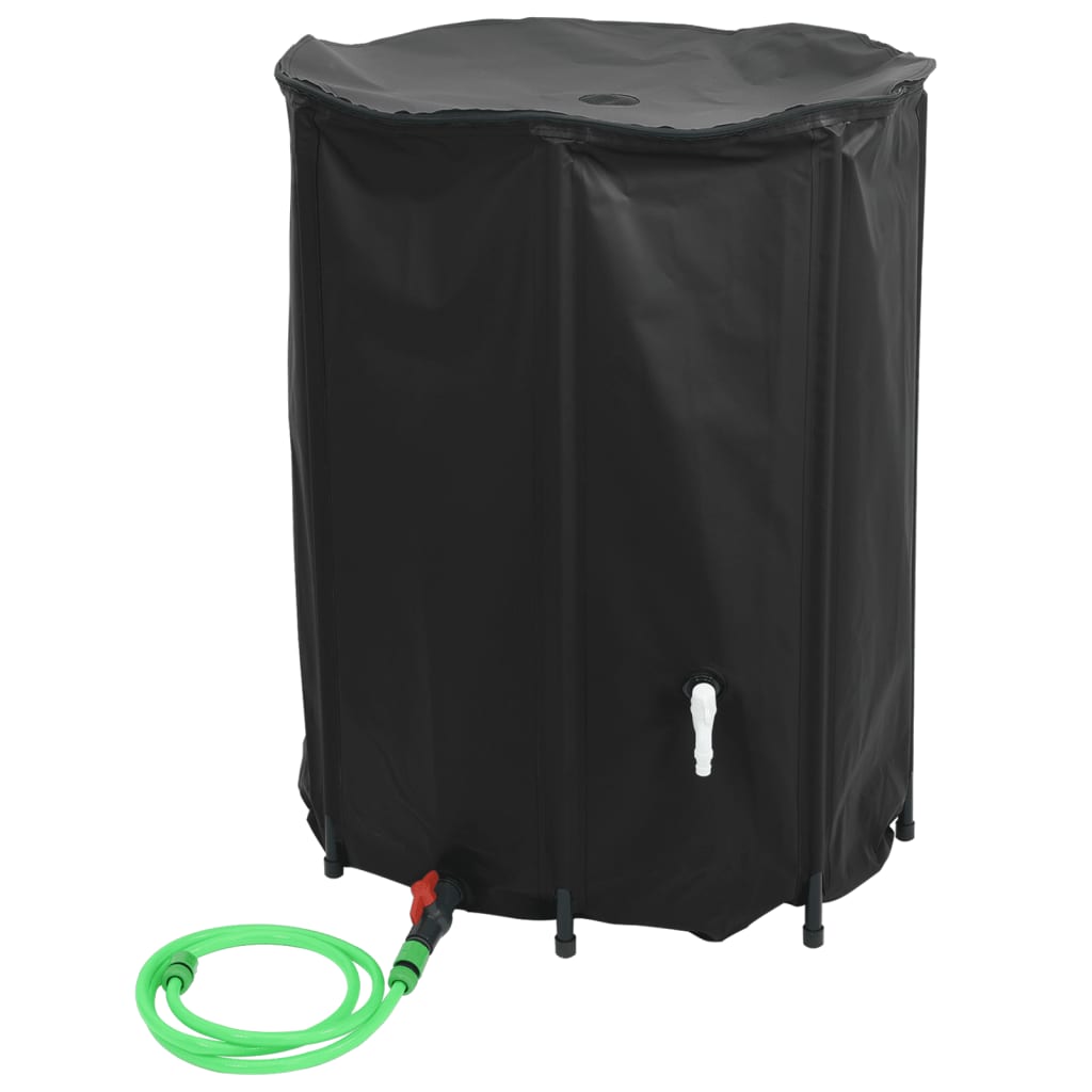 Vanntank med kran sammenleggbar 750 L PVC