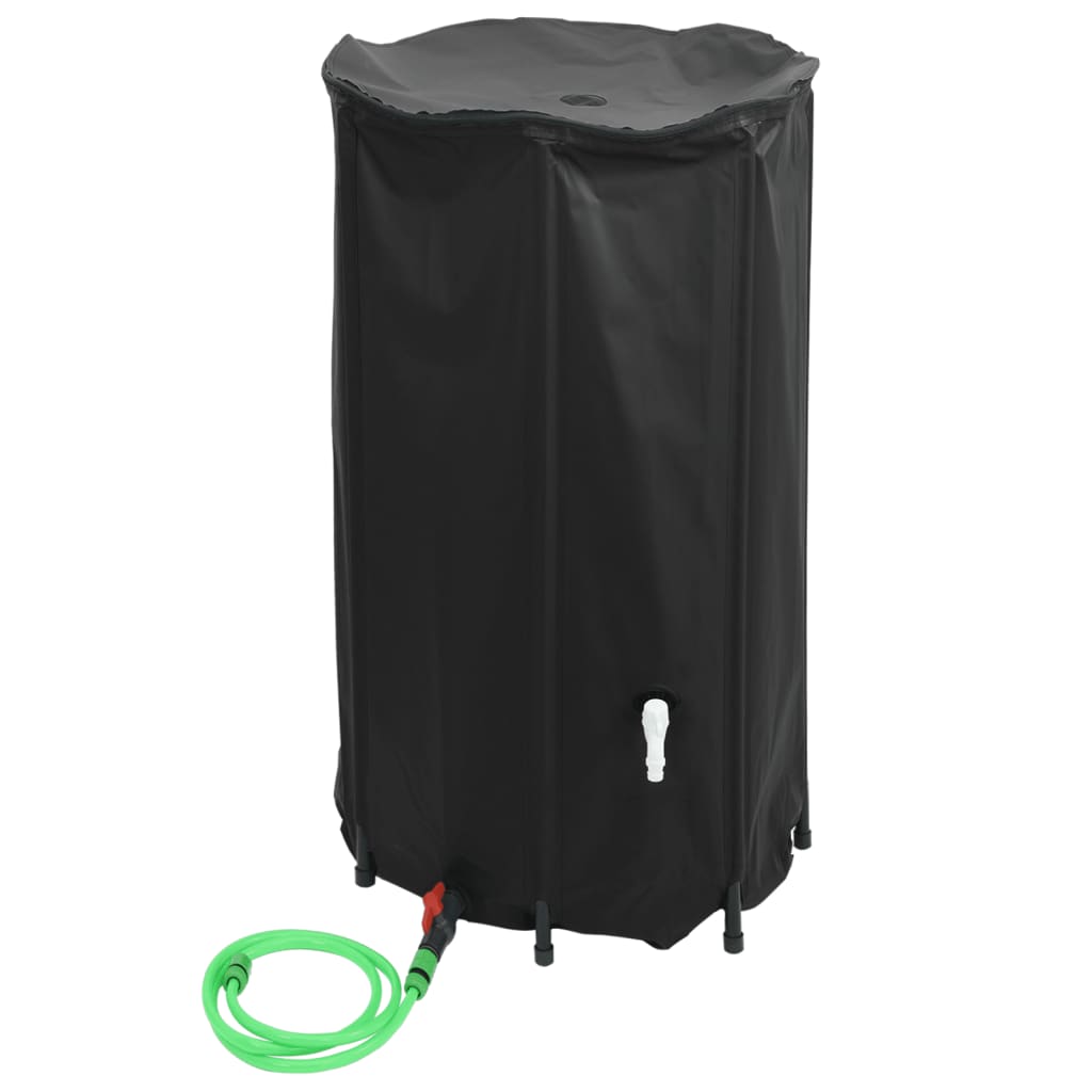 Vanntank med kran sammenleggbar 250 L PVC