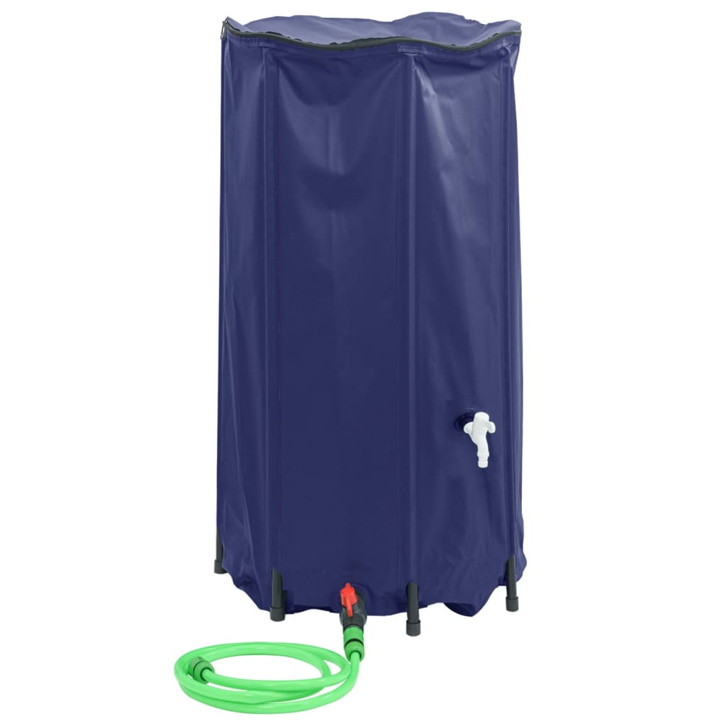 Vanntank med kran sammenleggbar 250 L PVC