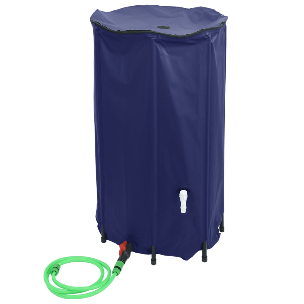 Vanntank med kran sammenleggbar 250 L PVC