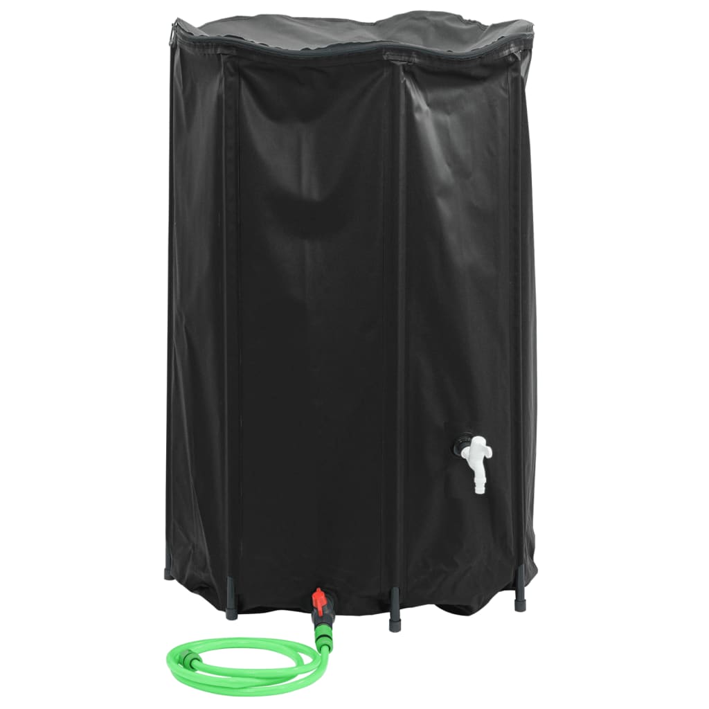 Vanntank med kran sammenleggbar 1000 L PVC
