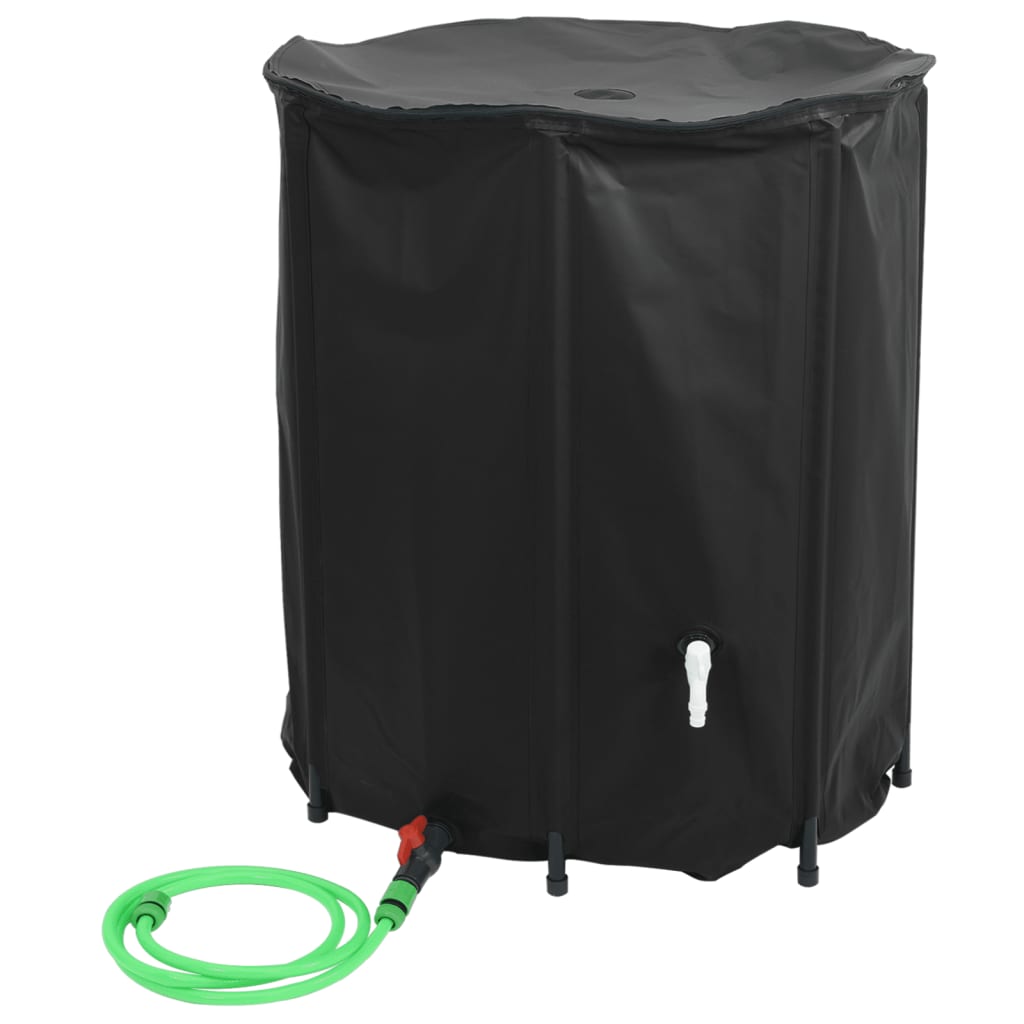 Vanntank med kran sammenleggbar 1250 L PVC