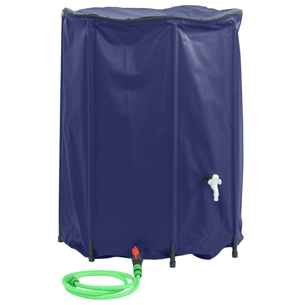 Vanntank med kran sammenleggbar 1350 L PVC